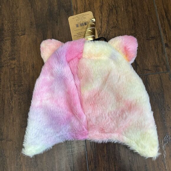 NWT Northeast Cozy Cabin Unicorn Rainbow Beanie Girls Youth One Size - Picture 3 of 3